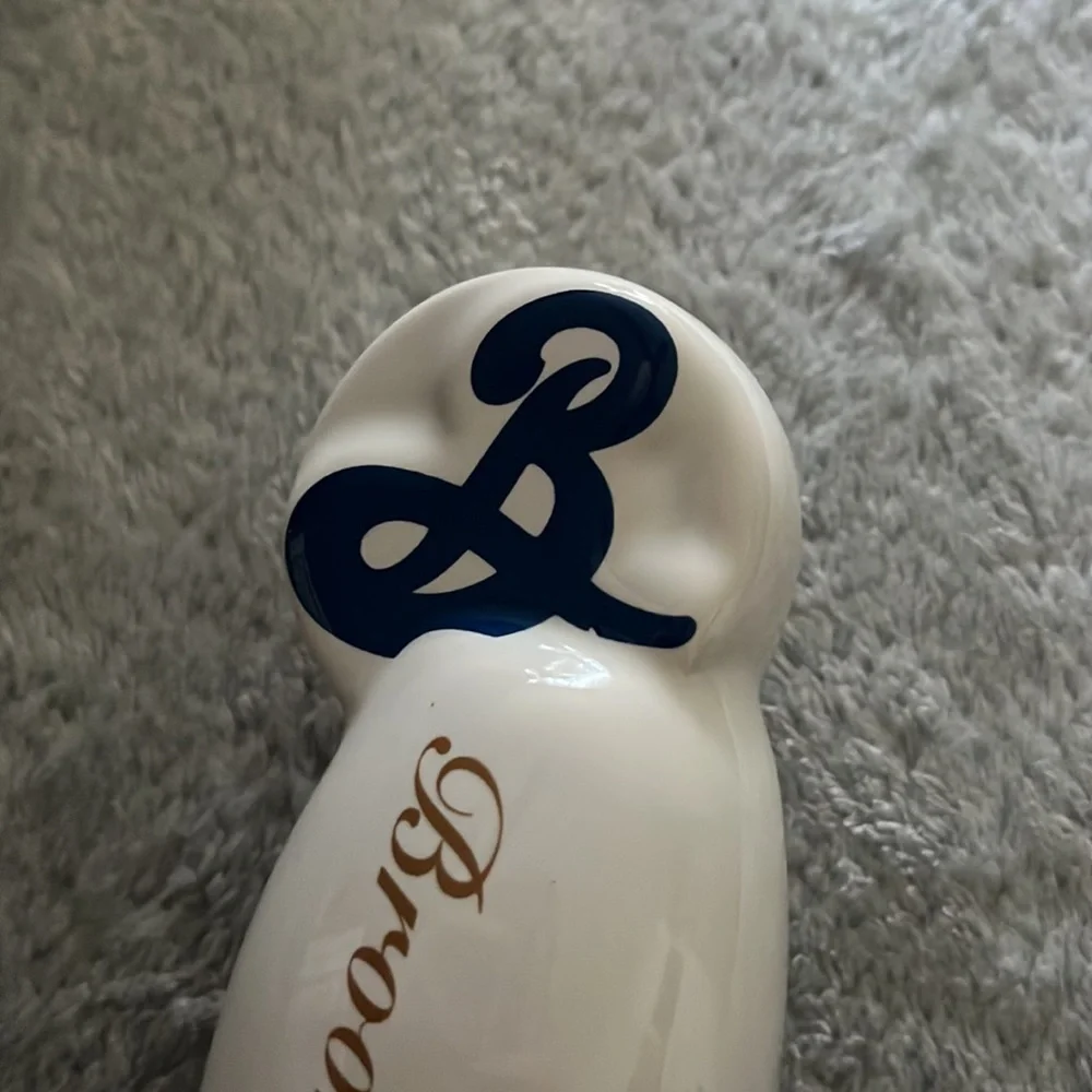 NWOT Vintage rare BROOKLYNER WEISSE Beer ceramic tap handle pull 10” NEW